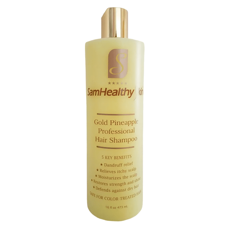 SamHealthySkin Gold Pineapple Professional Shampoo 16 fl oz bottle