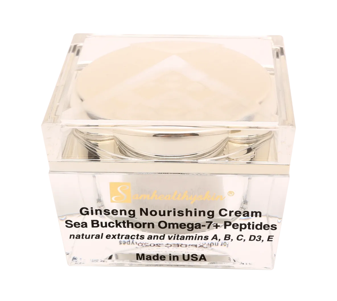 Vitamin-rich skincare product packaging