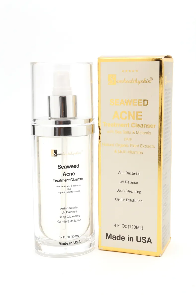 Anti-bacterial deep-cleansing facial cleanser